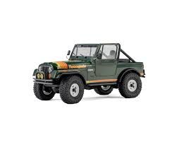 1/30 SCX30 Jeep CJ-7 Renegade 4X4 RTR Brushed Rock Crawler (Battery &amp; Charger Included), Green
