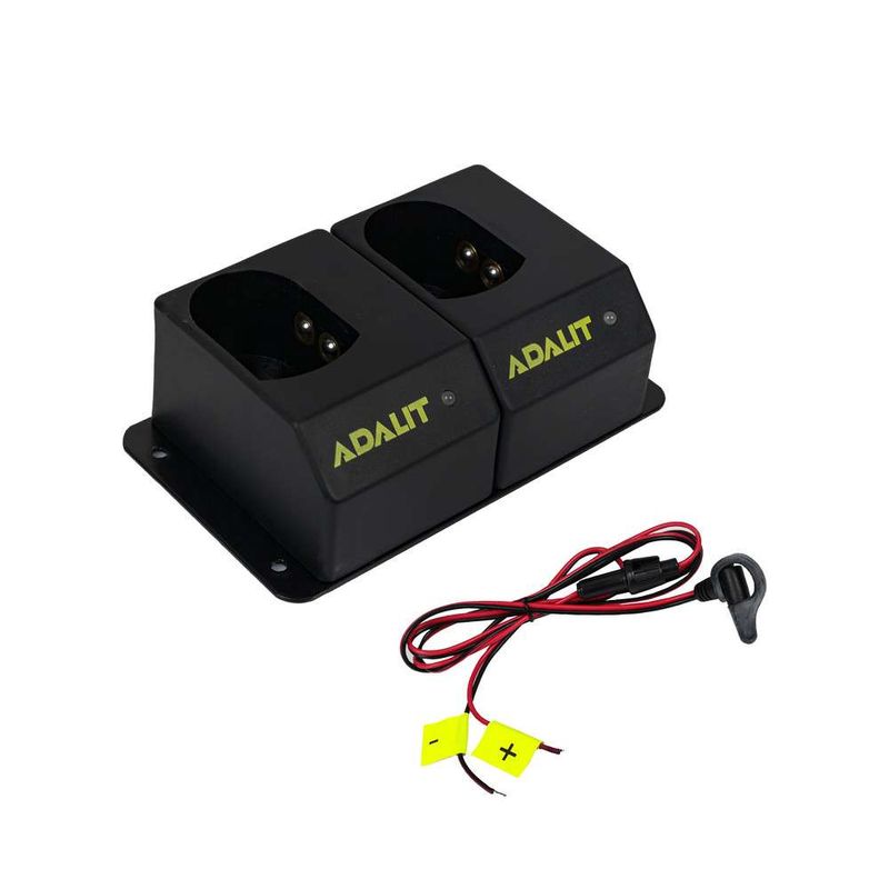 ADALIT Ladestation für L-3000 - 2 Ladeplätze 12/24Volt