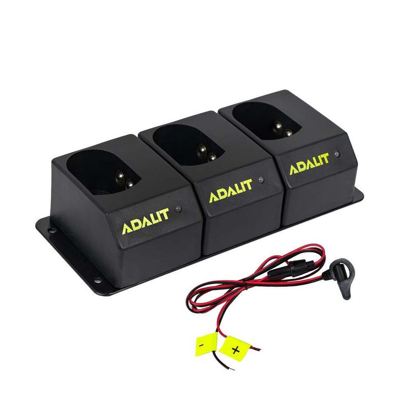 ADALIT Ladestation für L-3000 - 3 Ladeplätze 12/24Volt