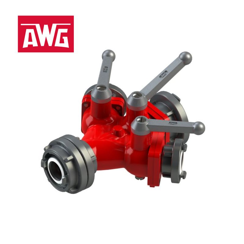 AWG Verteiler C-B-C Kugelhahn