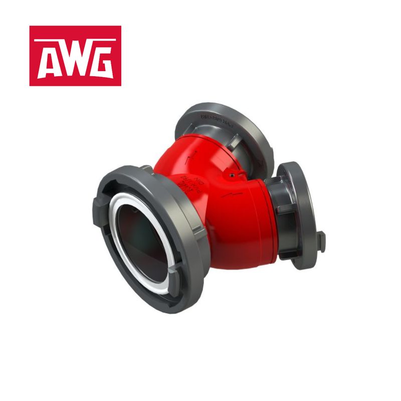 AWG Sammelstück mit Pendelklappe