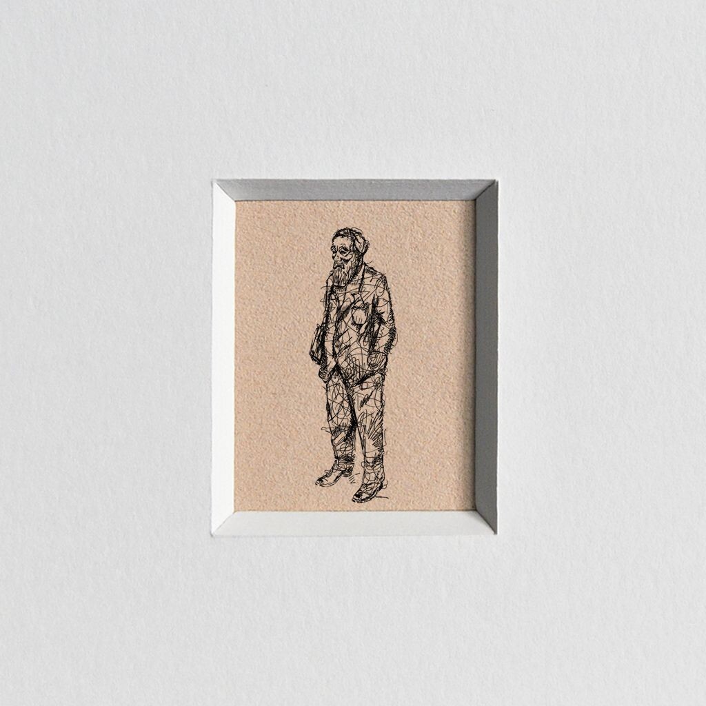 Martin Buber Statue in Heppenheim