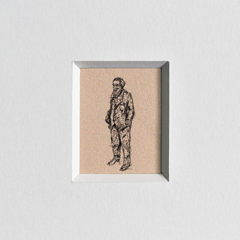 Martin Buber Statue in Heppenheim