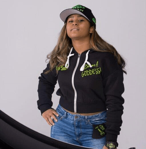 Titans Green & Black Goddess Hoodie Design