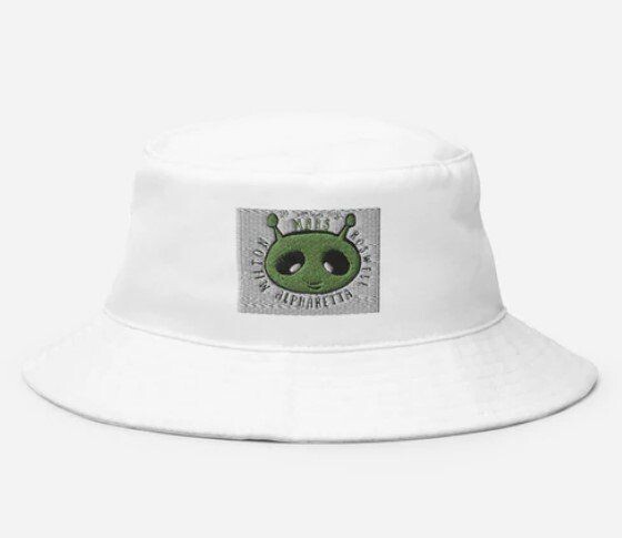Bucket Martian Head Hat