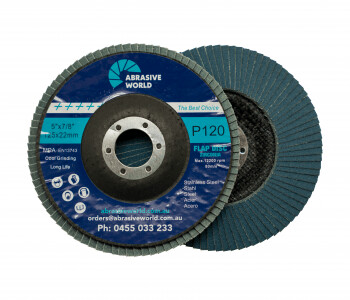 European Zirconia Flap Discs 125mm - 36  Grit x 1pc