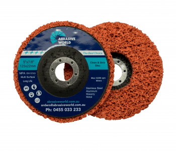 Orange Clean Strip Disc 125mm x 1pc