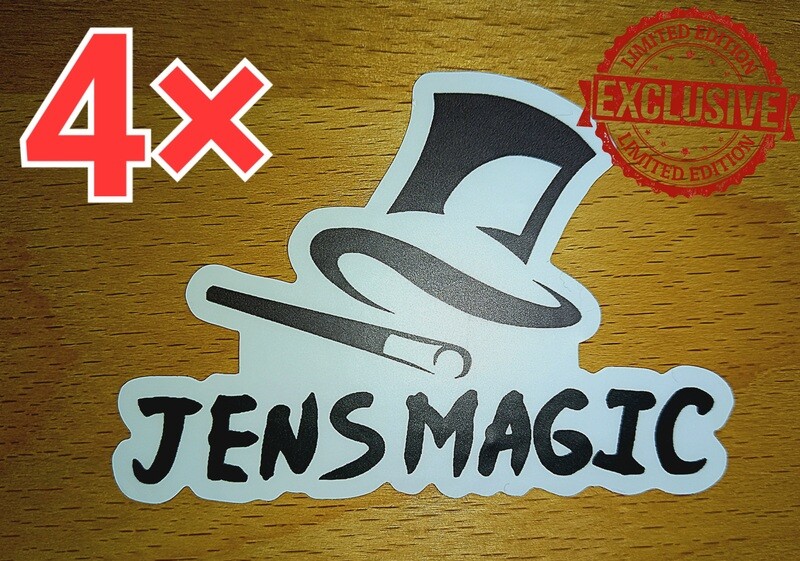 Jens Magic Logo Sticker (4er Set) - Limited Edition