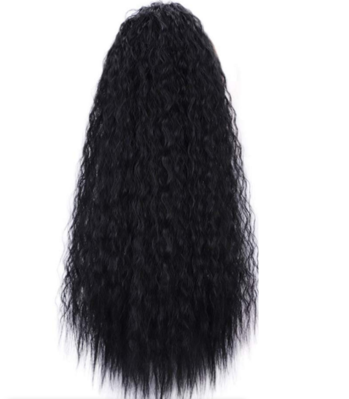 SAMPLE. Water Wave Curly Human Hair Ponytail