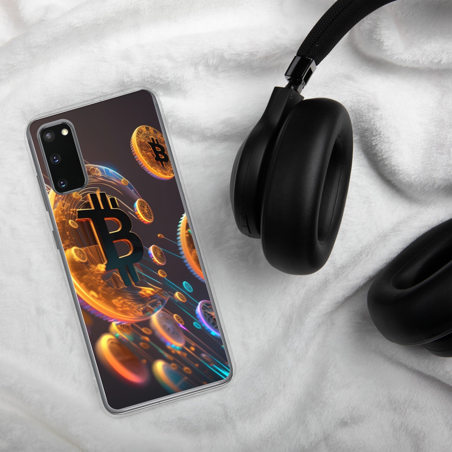 Bitcoin To The Moon Clear Case for Samsung®