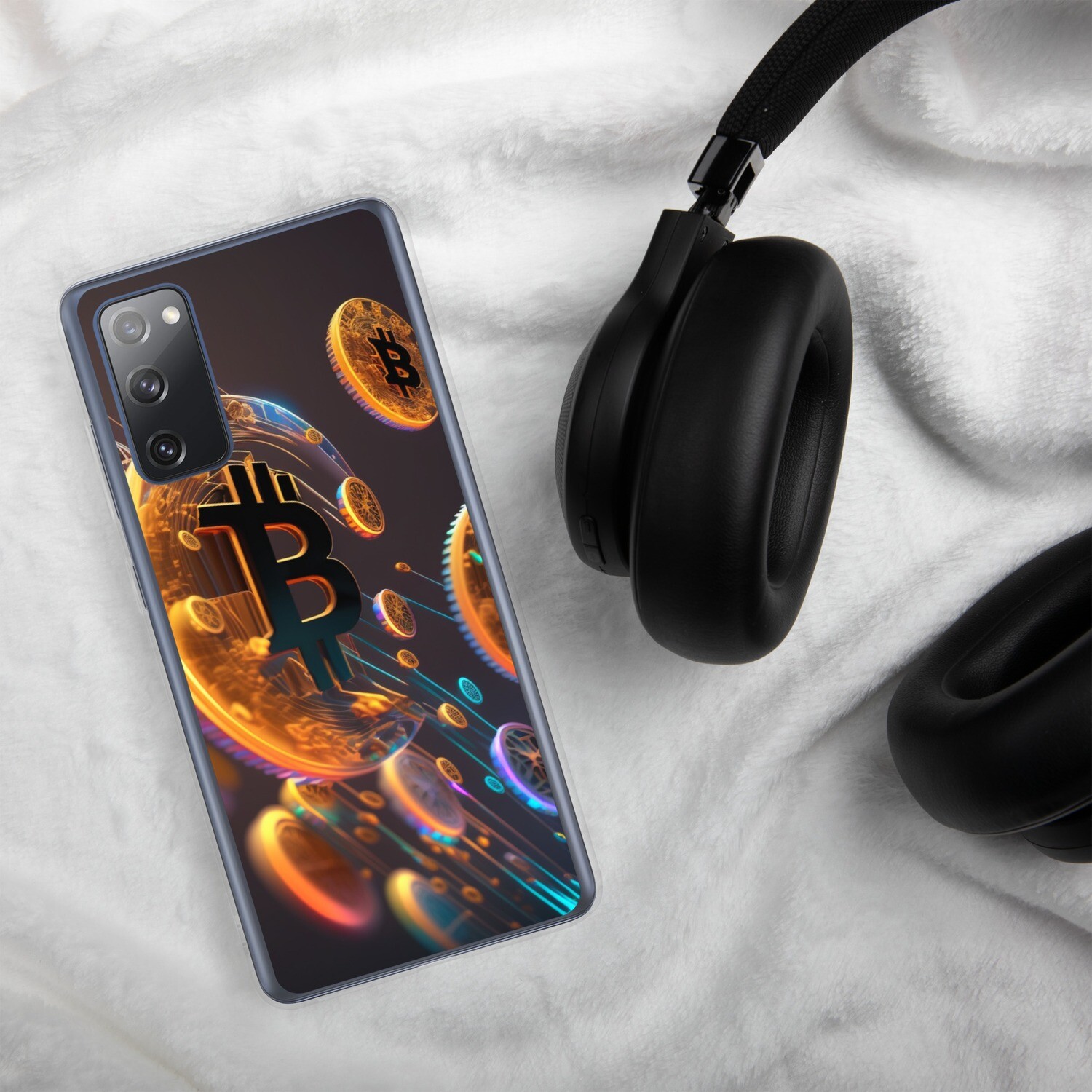 Bitcoin To The Moon Clear Case for Samsung®