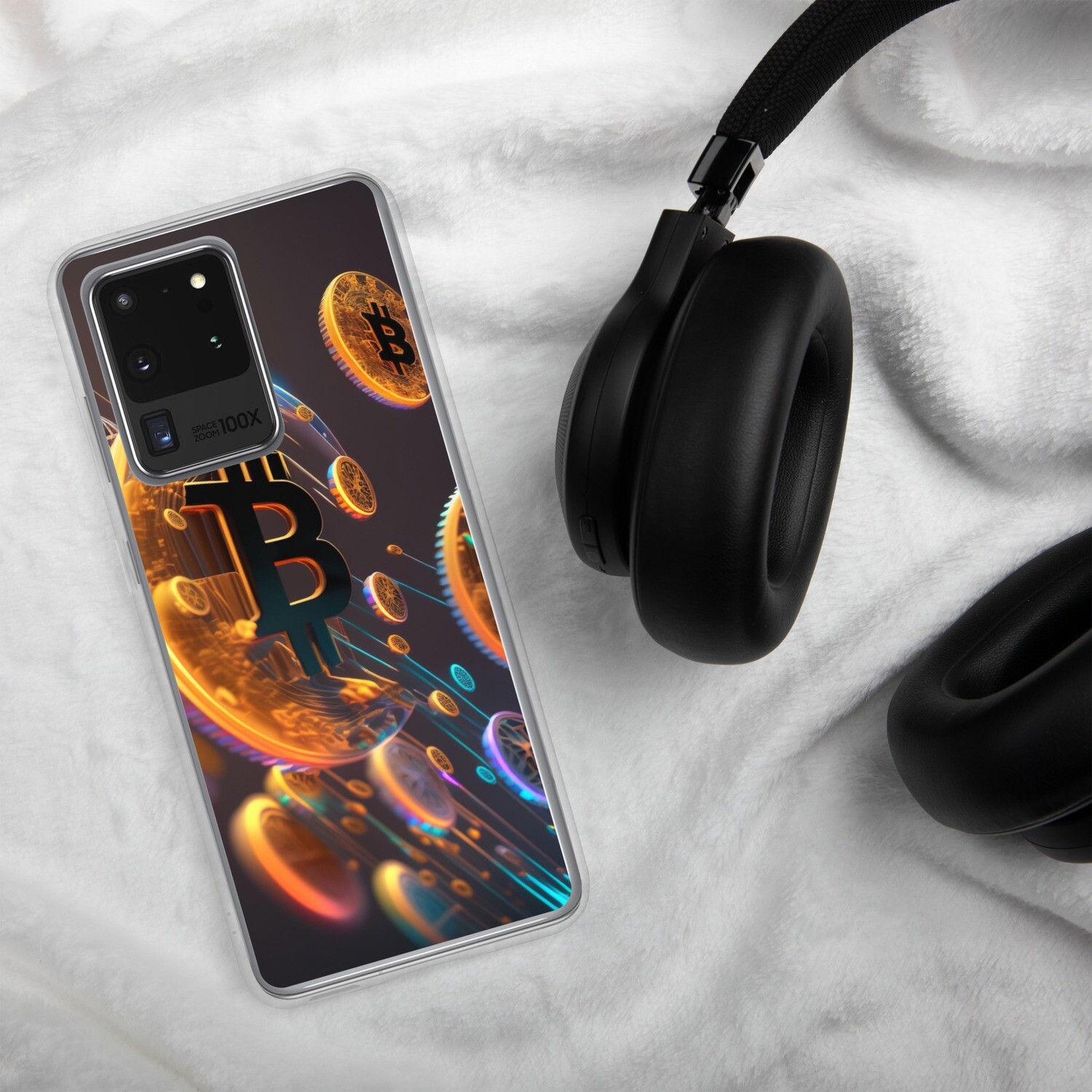 Bitcoin To The Moon Clear Case for Samsung®