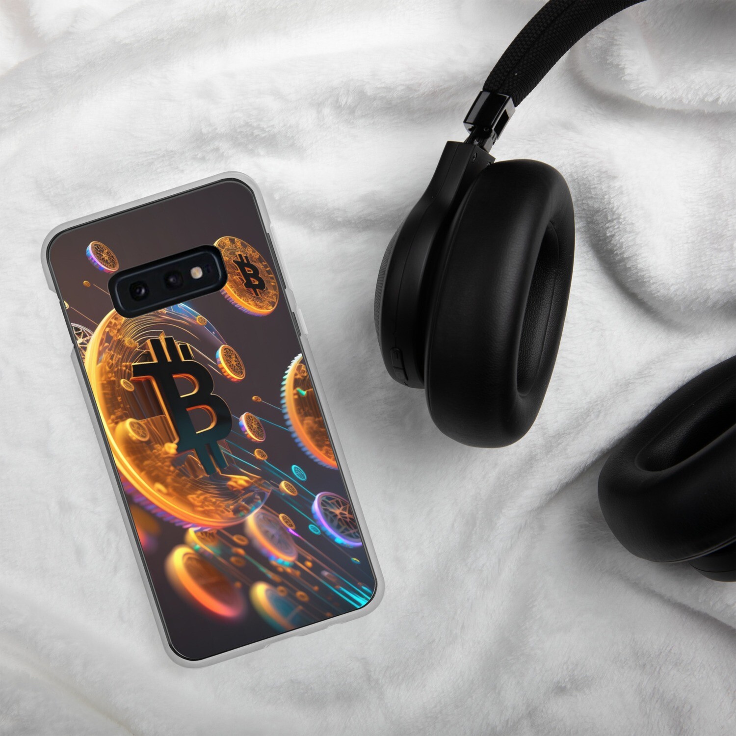 Bitcoin To The Moon Clear Case for Samsung®