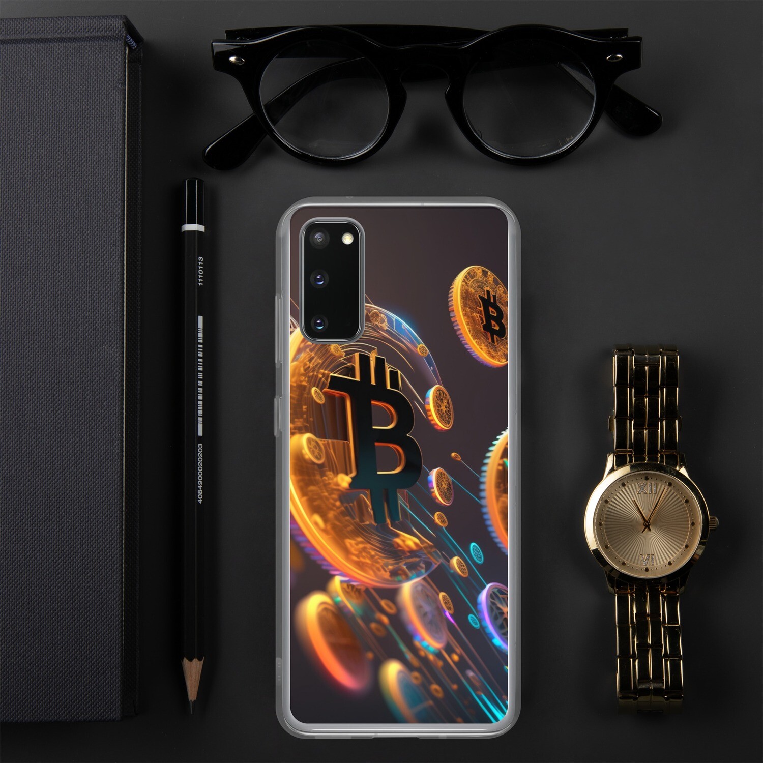 Bitcoin To The Moon Clear Case for Samsung®