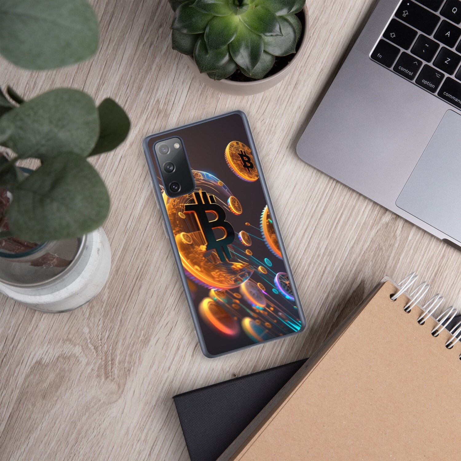 Bitcoin To The Moon Clear Case for Samsung®