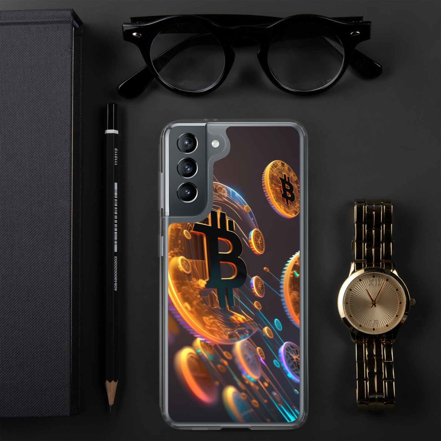 Bitcoin To The Moon Clear Case for Samsung®