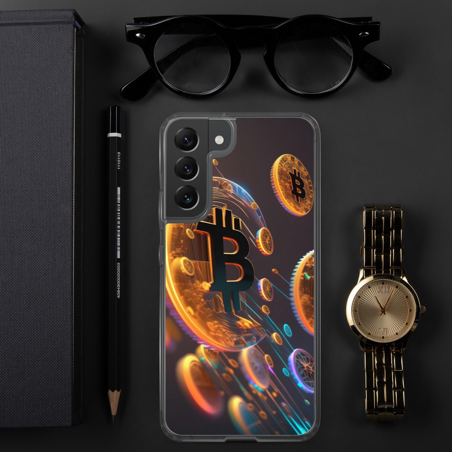 Bitcoin To The Moon Clear Case for Samsung®