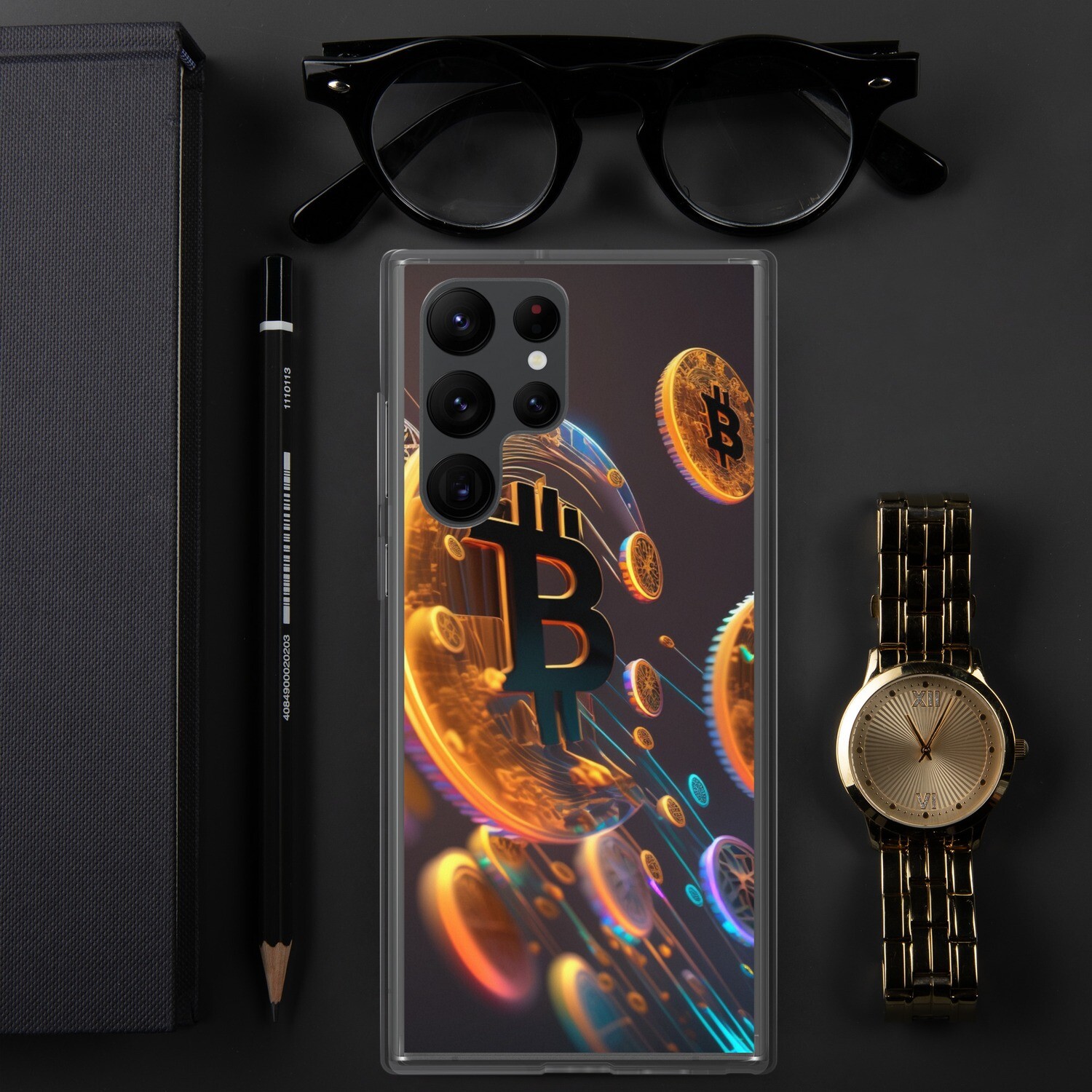 Bitcoin To The Moon Clear Case for Samsung®