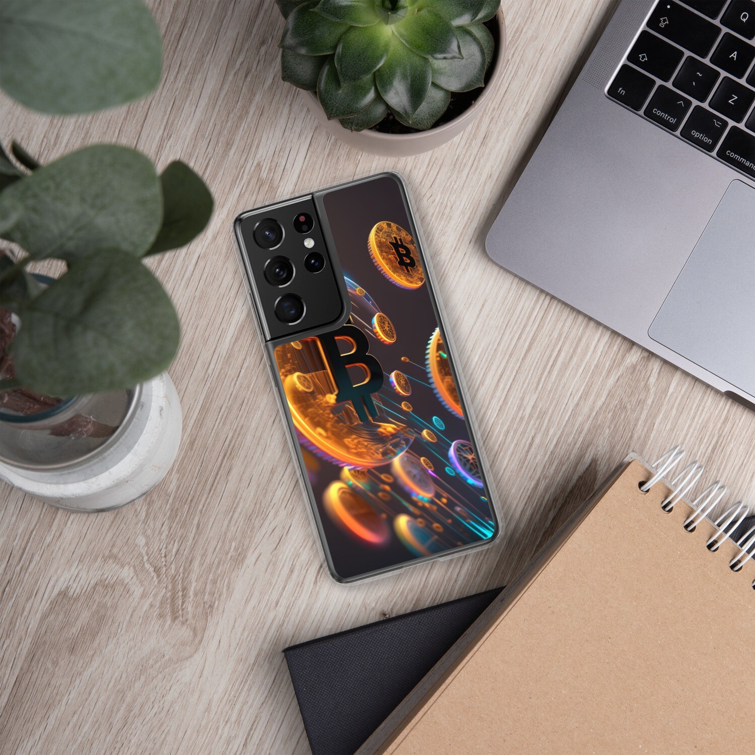 Bitcoin To The Moon Clear Case for Samsung®