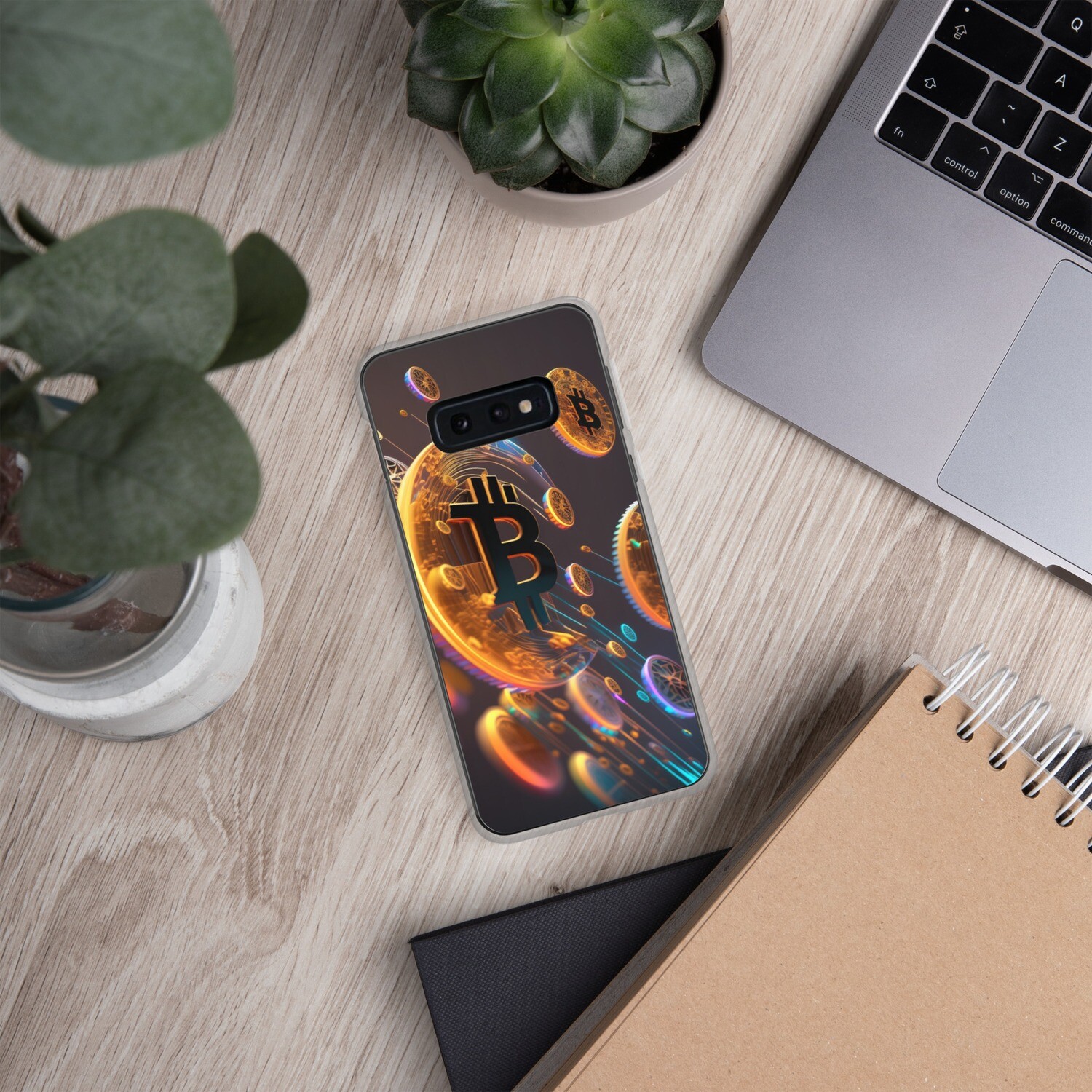 Bitcoin To The Moon Clear Case for Samsung®