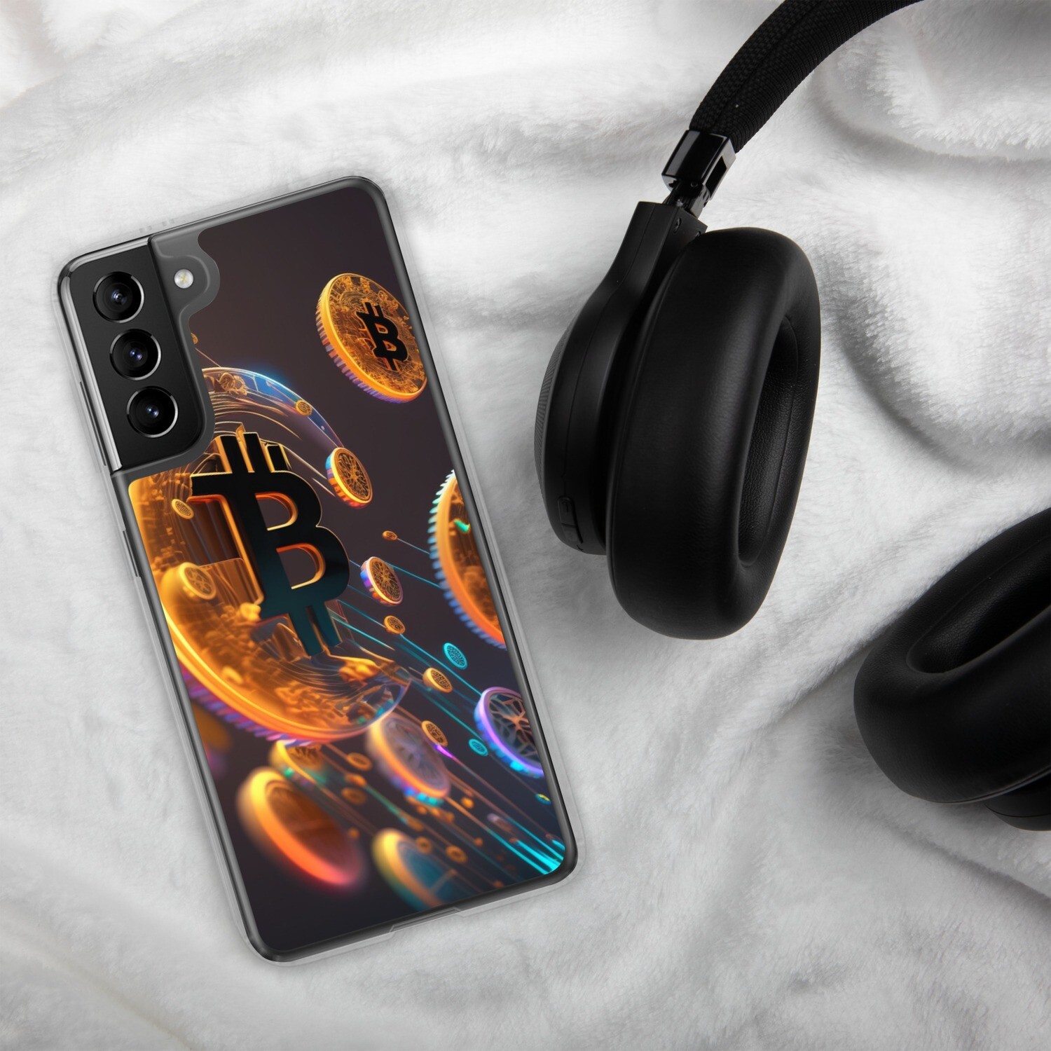 Bitcoin To The Moon Clear Case for Samsung®