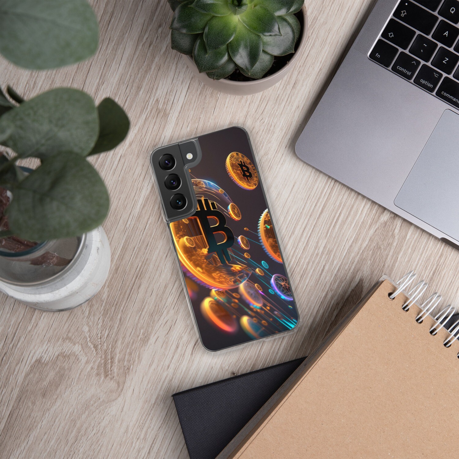 Bitcoin To The Moon Clear Case for Samsung®
