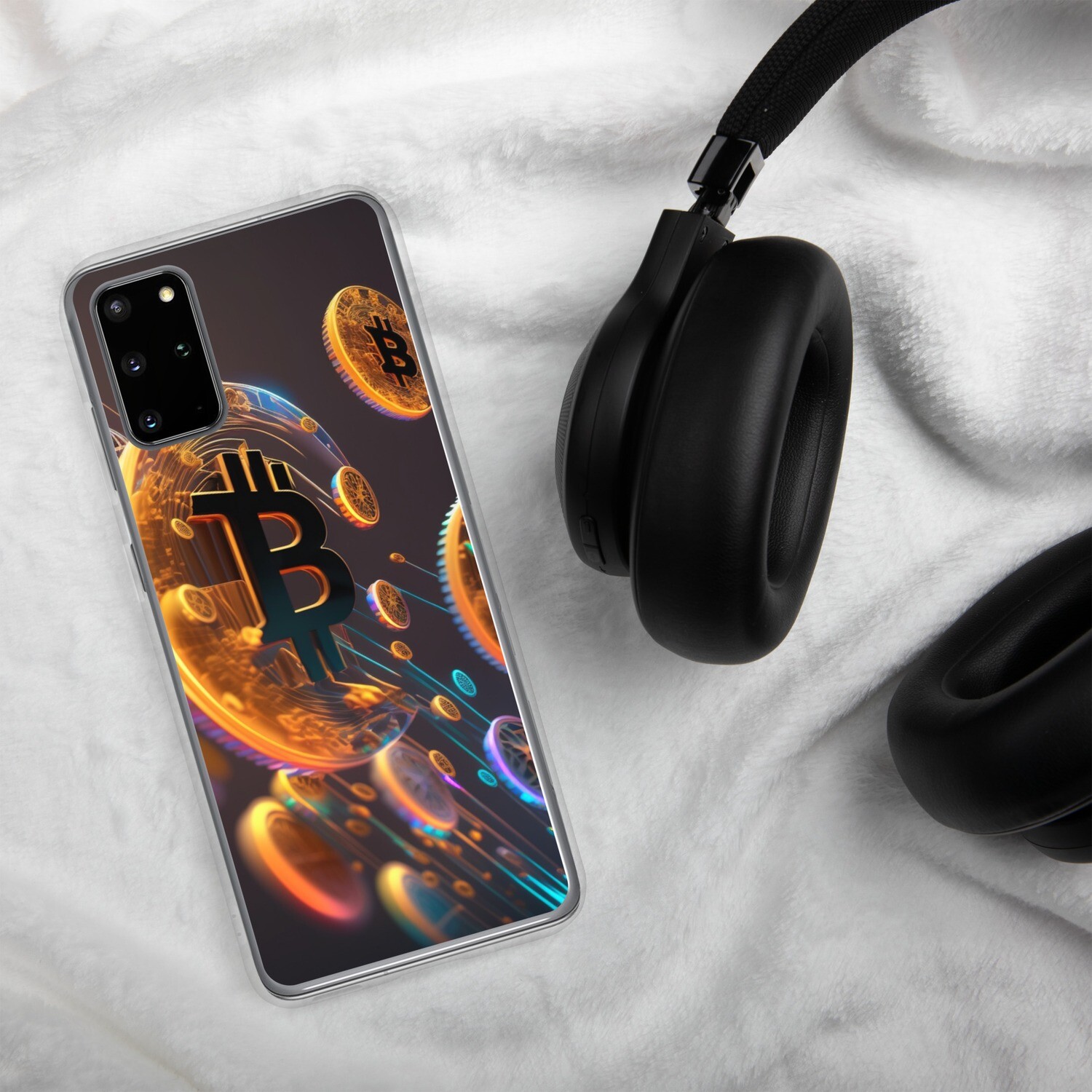 Bitcoin To The Moon Clear Case for Samsung®