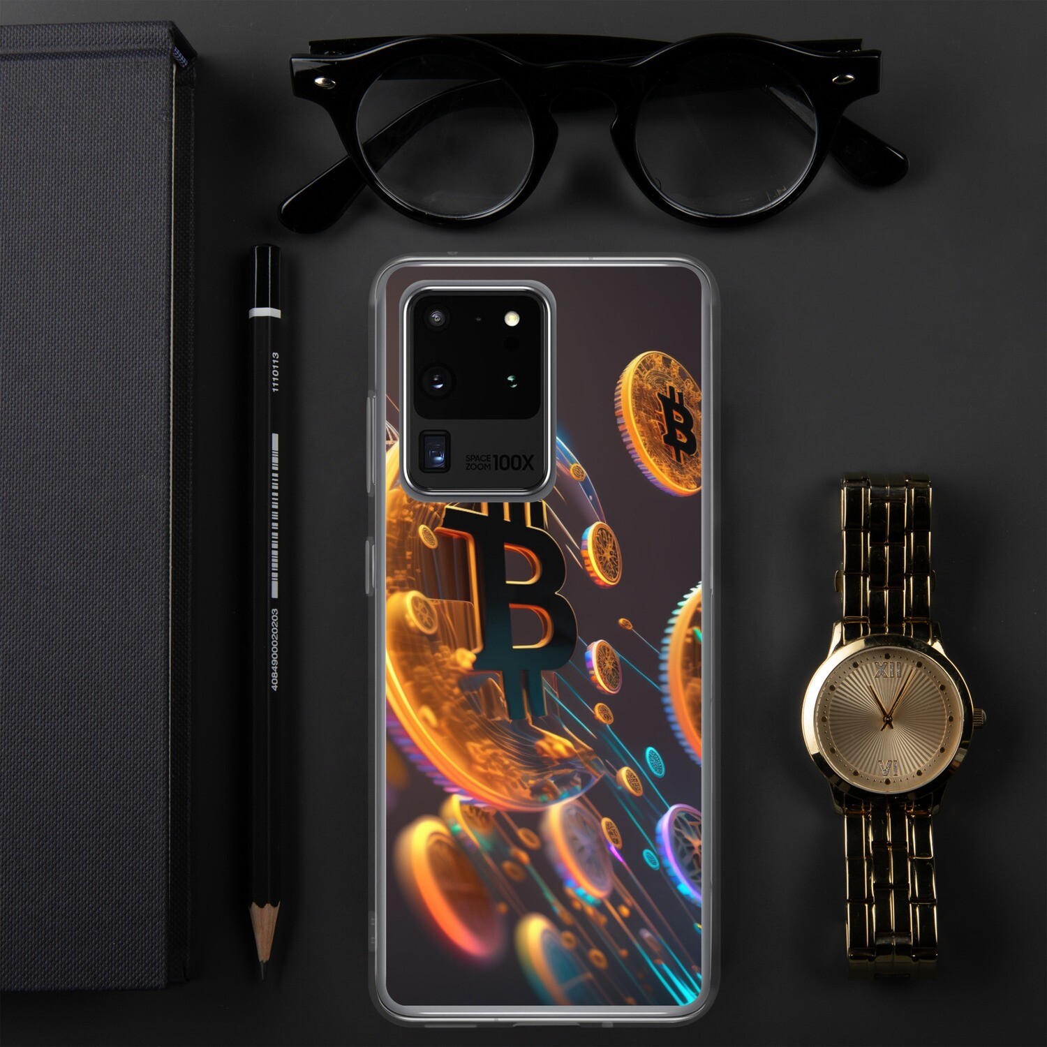 Bitcoin To The Moon Clear Case for Samsung®