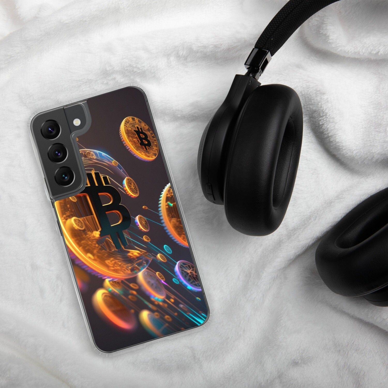 Bitcoin To The Moon Clear Case for Samsung®