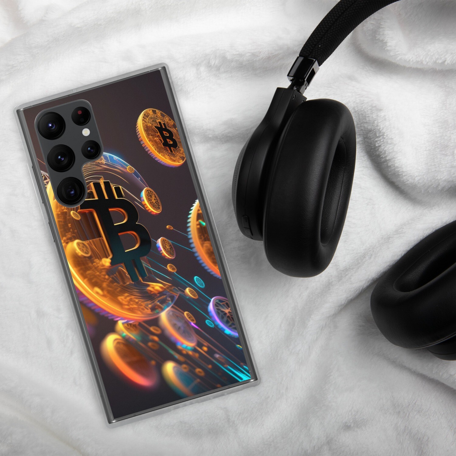 Bitcoin To The Moon Clear Case for Samsung®