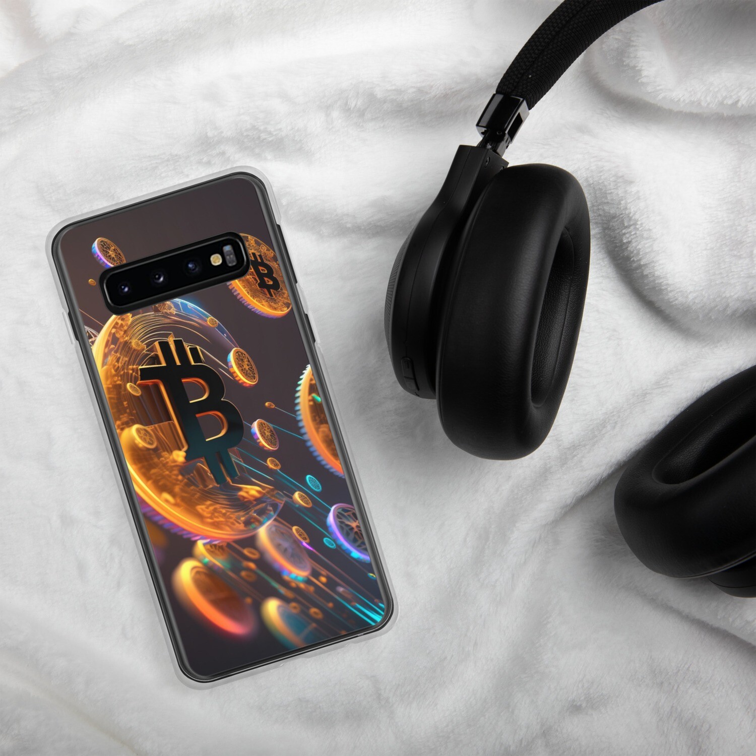 Bitcoin To The Moon Clear Case for Samsung®