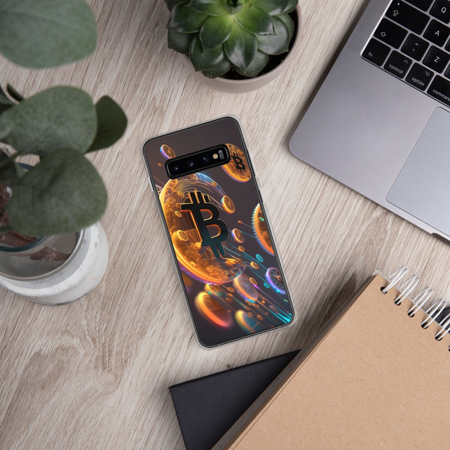 Bitcoin To The Moon Clear Case for Samsung®