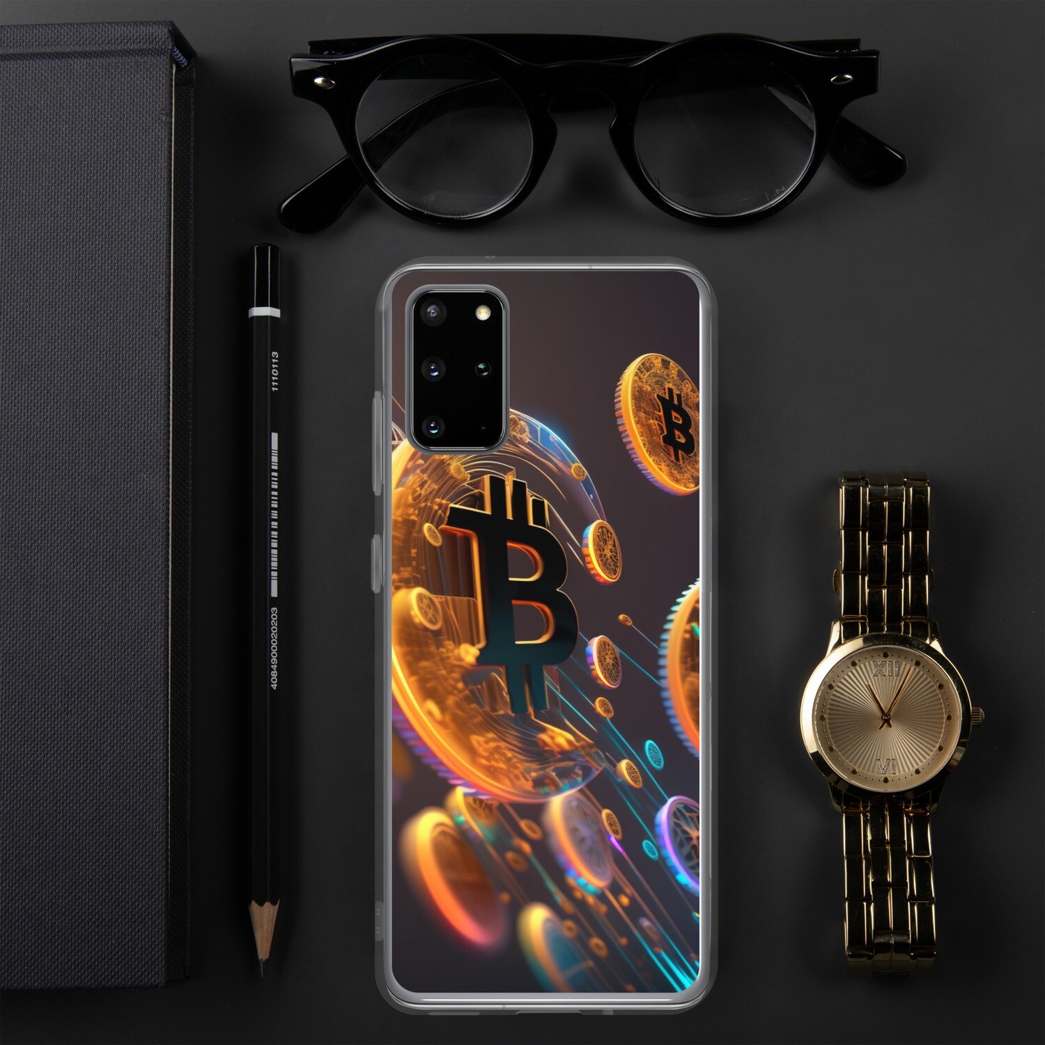 Bitcoin To The Moon Clear Case for Samsung®