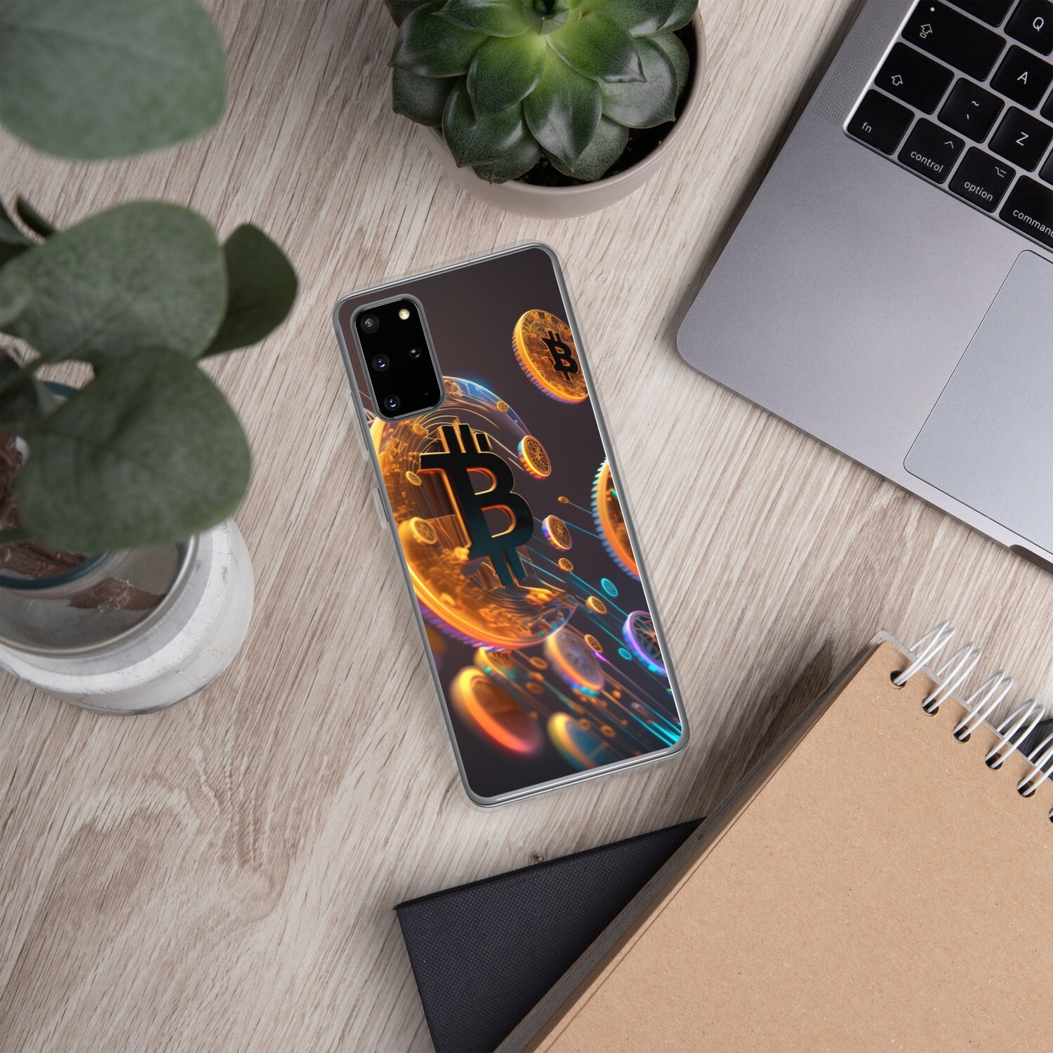 Bitcoin To The Moon Clear Case for Samsung®