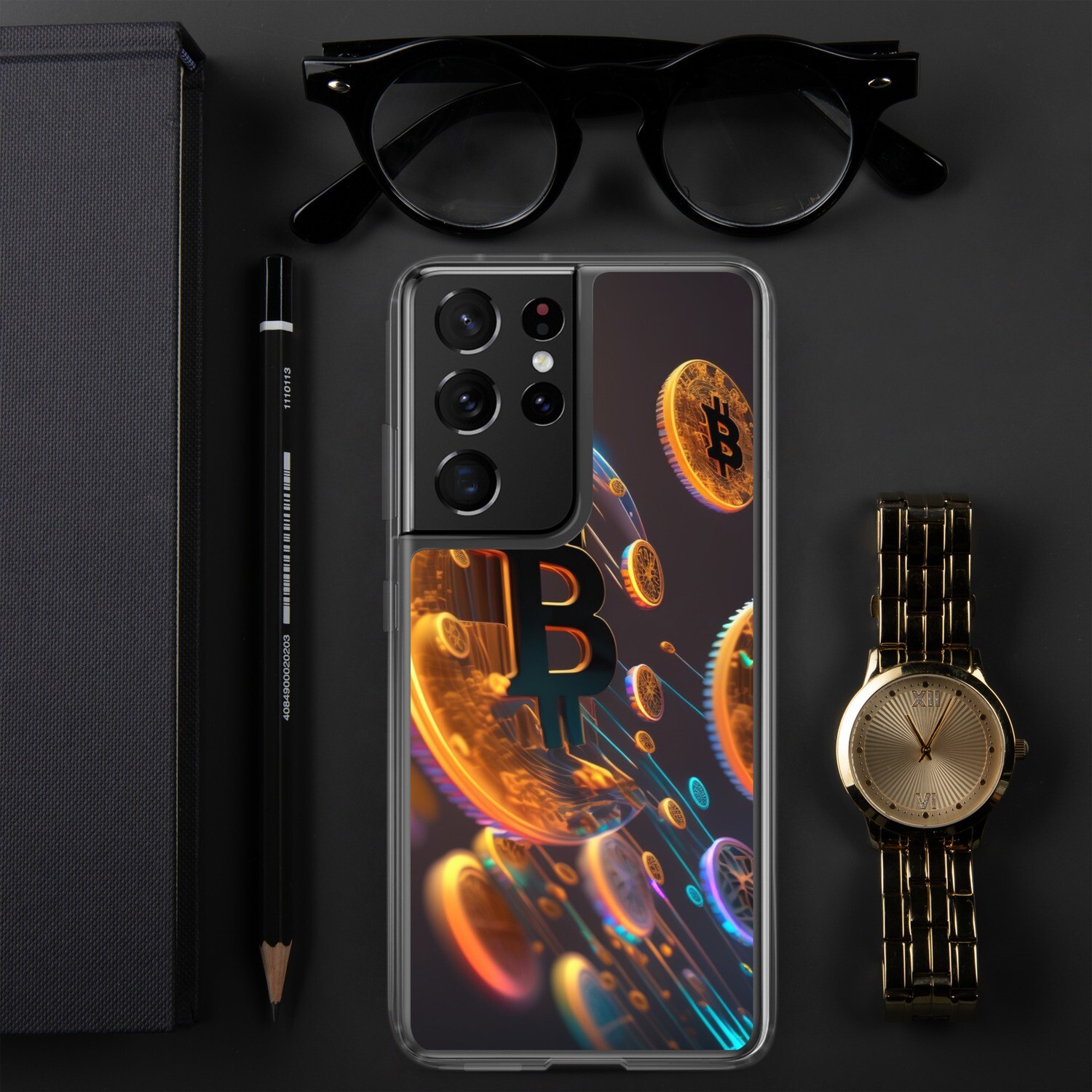 Bitcoin To The Moon Clear Case for Samsung®