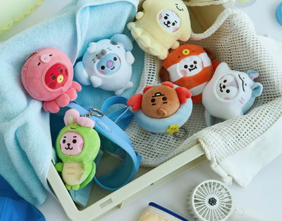 BT21 : OFFICIAL LIMITED EDITION OCEAN FRIENDS SERIES PLUSHIE KEYCHAIN