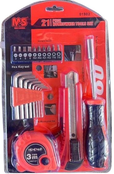 21 Piece Homeowner Tool Set