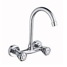 AIYI Chrome Wall-Mounted Kitchen Mixer Tap Round AY406-048
