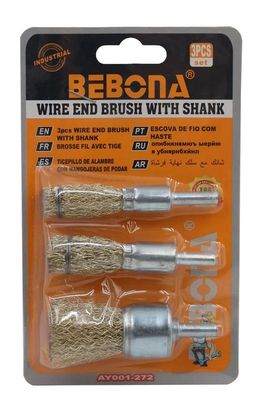 Bebona Wire Brush Set 3s Carded