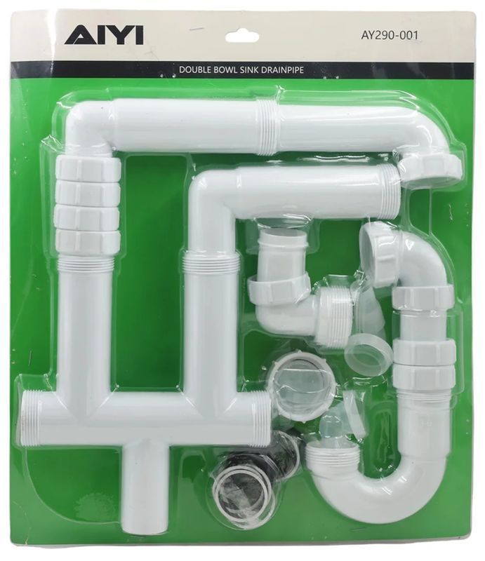 Double Bowl Sink Drainpipe