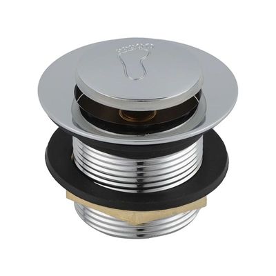 Foot-Operated Bath Pop-Up Waste