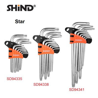 Shind - 9 Pcs Hexagon Allen Key Star