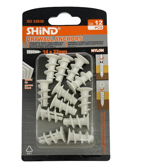 Shind Dy Wall Anchos