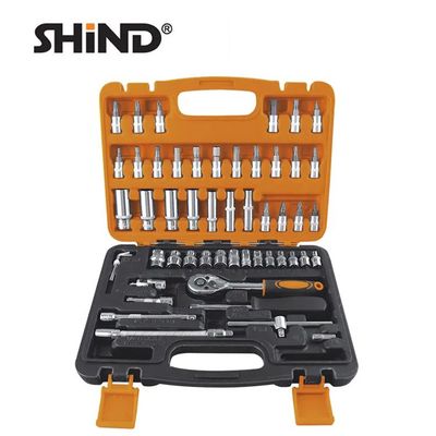 Shind-1/4" Drive 53 pcs Ratchet Wrench Socket Set
