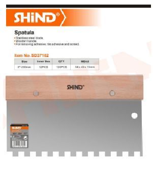 Spatula Trowel Tiles Wood Handle