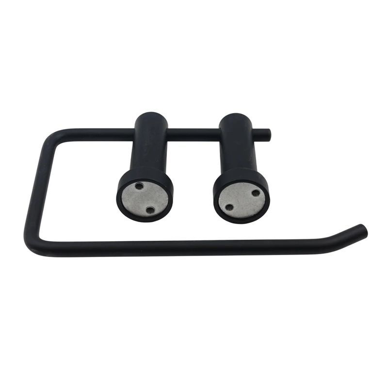 Toilet Paper Dispenser Double Black