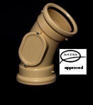 110mm 45deg Bend UG IE Satas