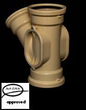 110mm 45deg Y Junction UG Universal IE Satas