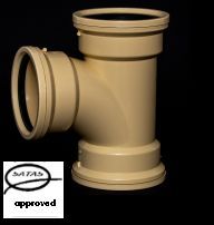 110mm 90deg Tee Junction UG Plain Satas