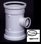 110mm 50mm Reducing Junction Single SV Plain Satas